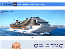 Tablet Screenshot of electro-marine.net